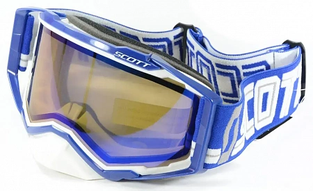Кроссовые очки снегоходные SCOTT Fury Snow Cross, Blue Кроссовые очки снегоходные SCOTT Fury Snow Cross, Blue