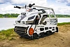 Мотобуксировщик Sputnik (Спутник) бело-серый