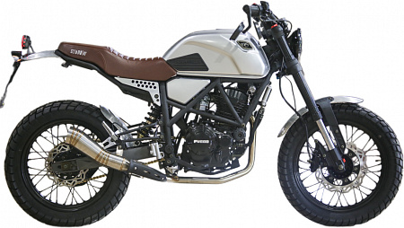 Мотоцикл дорожный Fuego Scrambler Air (Фуэго Скрэмблер Эйр), 171MM, серебристый, 2024 Мотоцикл дорожный Fuego Scrambler Air (Фуэго Скрэмблер Эйр), 171MM, серебристый, 2024