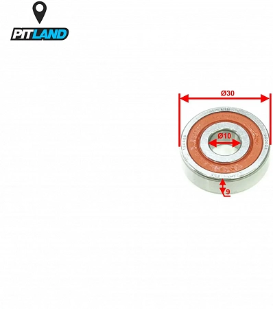 Подшипник колеса NTN 6200 2RSC3 (LLUC3) Japan 10х30х9 Подшипник колеса NTN 6200 2RSC3 (LLUC3) Japan 10х30х9