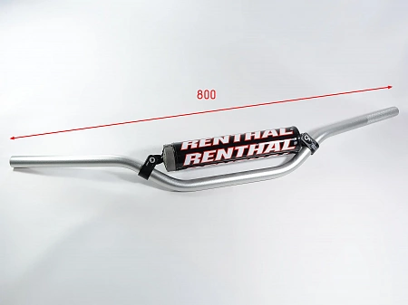 Руль алюминиевый RENTHAL 7/8 MX/Enduro 971-08-SI (802 x 97 мм) серебристый Руль алюминиевый RENTHAL 7/8 MX/Enduro 971-08-SI (802 x 97 мм) серебристый