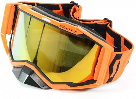 Кроссовые очки снегоходные SCOTT Fury Snow Cross, Orange Кроссовые очки снегоходные SCOTT Fury Snow Cross, Orange